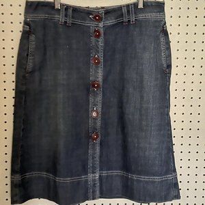 BODEN denim skirt